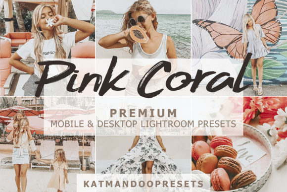 Download 10 Mobile &amp; Desktop Presets- Pink Coral - Premium Bundle